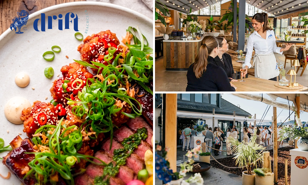 3-gangen shared dining-diner aan het Wolderwijd
