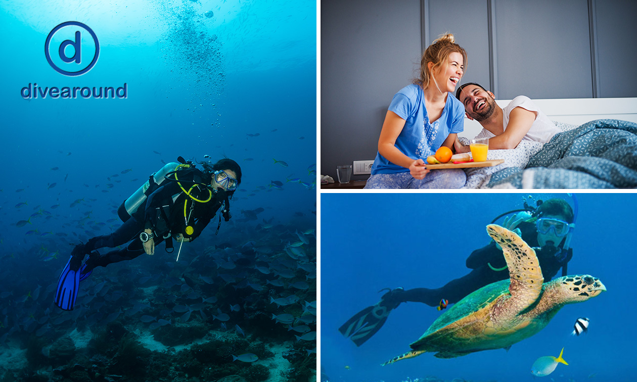 Tauchworkshop (1 oder 2 Personen) + Übernachtung + Frühstück + opt. Extras