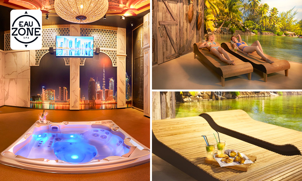Spa privatif pour 2 (2h) + plateau gourmand + serviettes + bon d'achat de 20 € près de Lille