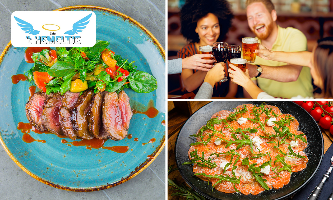 3-gangen keuzediner bij Eetcafé 't Hemeltje