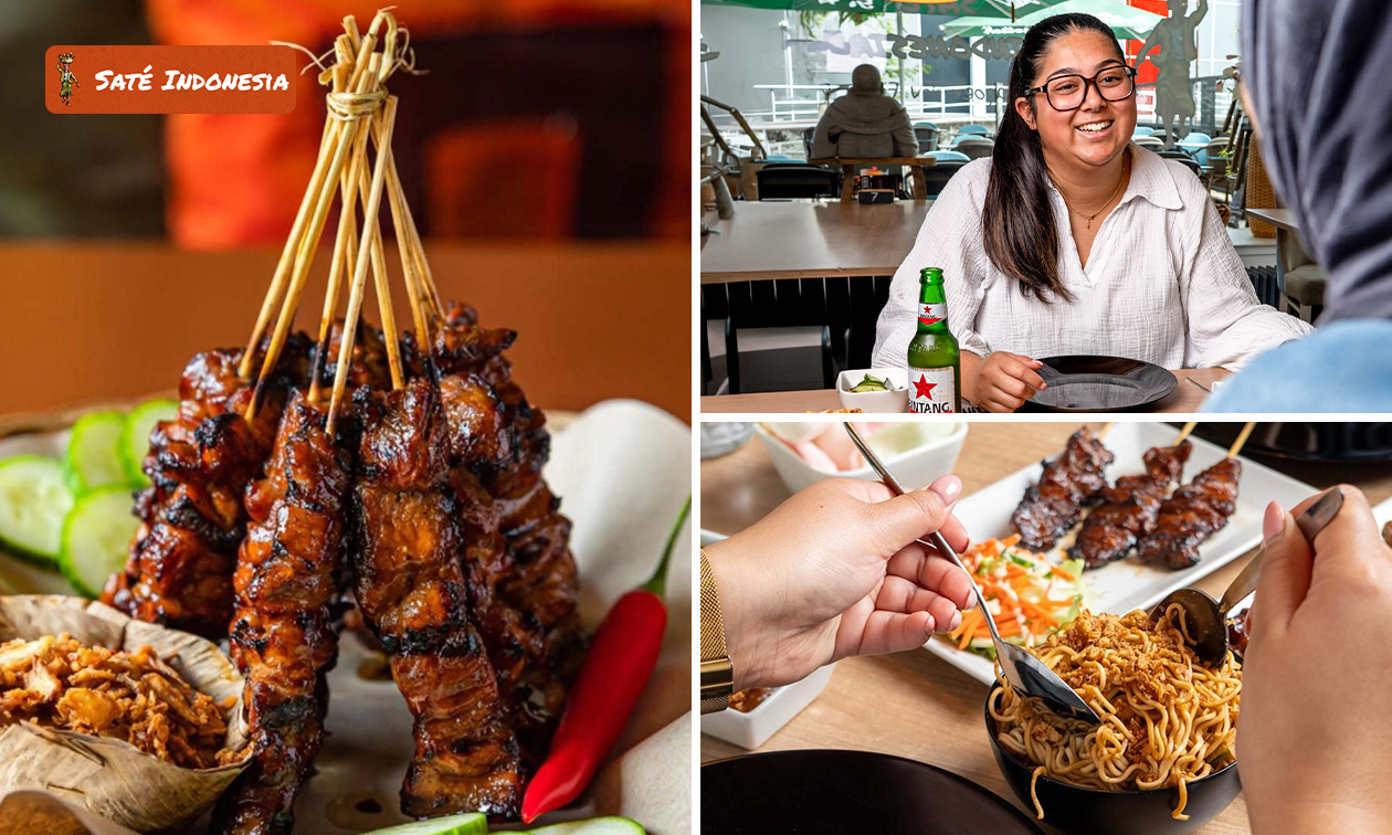 All-You-Can-Eat saté + bami, nasi en groenten