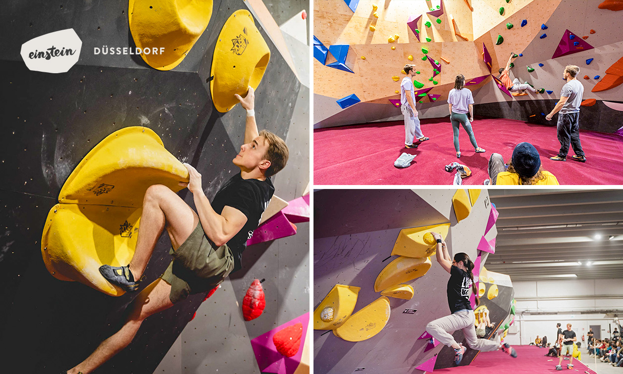 Tageskarte Bouldern opt. inkl. Kletterschuhverleih, Getränk und Pizza/Flammkuchen
