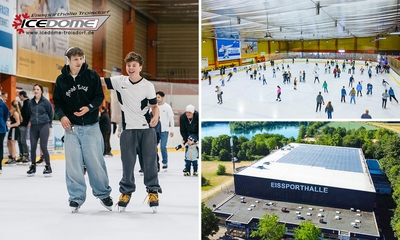 Eintritt zum Eislaufen in der Eissporthalle Troisdorf