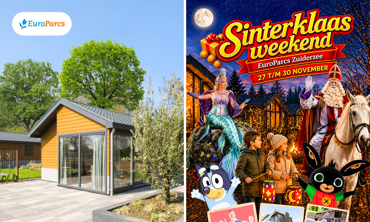Week-end ou demi-semaine (2 à 12 pers.) à EuroParcs