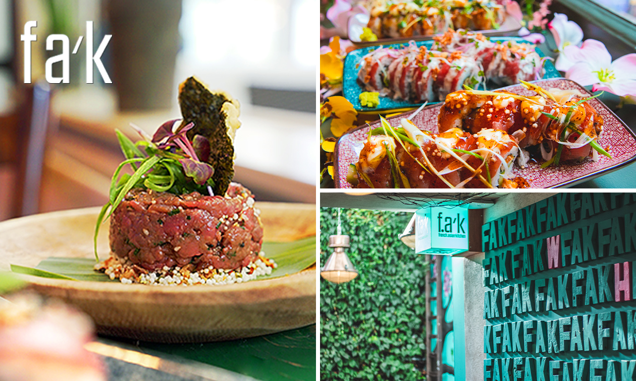3 gerechtjes à la carte + 1 bijgerecht + dessert bij FAK Utrecht