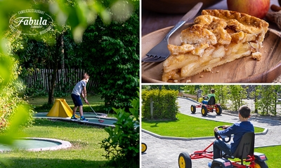 Midgetgolf + drankje + lekkernij bij Fabula