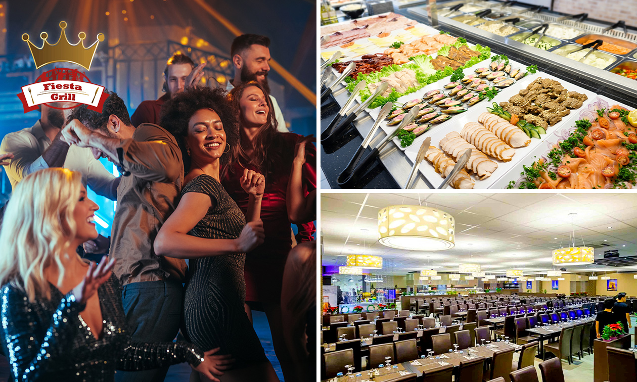 Buffet et boissons à volonté + soirée dansante + karaoké près de Charleroi