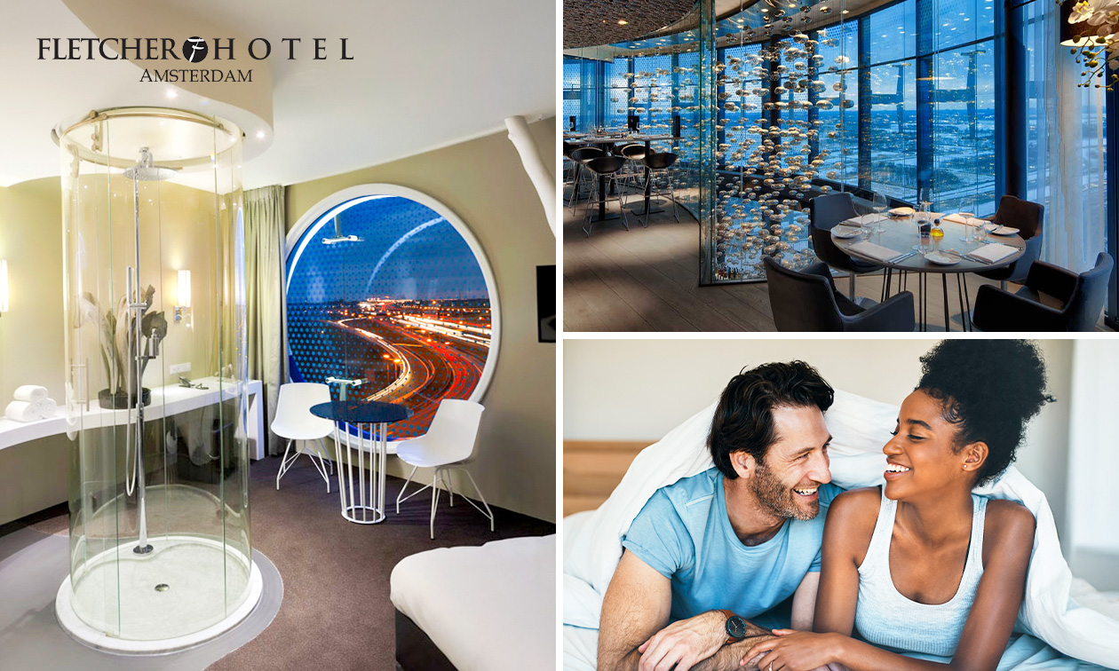 Übernachtung für 2 + Frühstück + 3-Gänge-Menü in der Nähe von Amsterdam