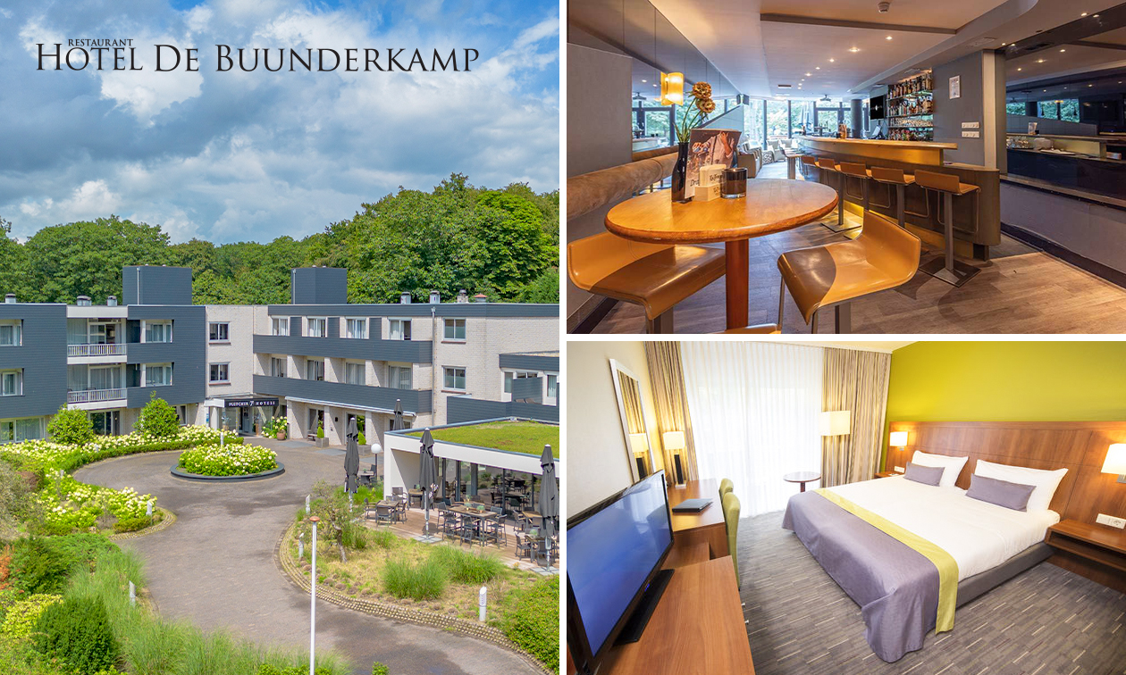 Übernachtung(en) für 2 + Frühstück + 2-Gänge-Fletcher-Menü in Wolfheze