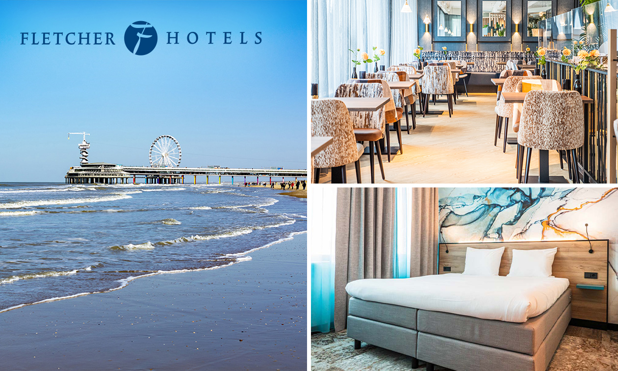 Übernachtung(en) für 2 + Frühstück + Shared-Dining-Verkostung bei Fletcher Scheveningen