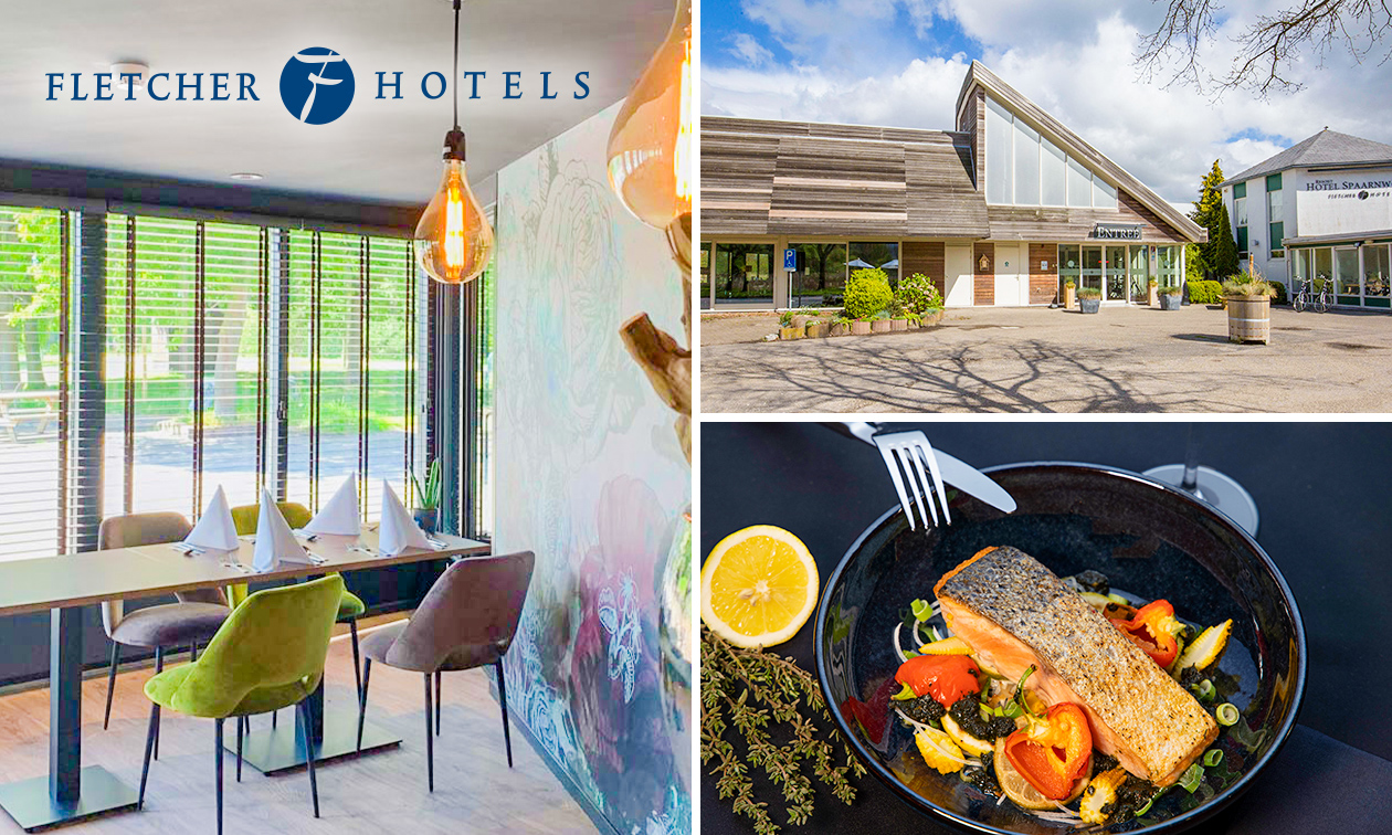 3-gangen Fletcher's Keuzemenu bij Fletcher Hotels