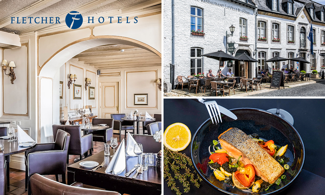 3-gangen Fletcher's Keuzemenu bij Fletcher Hotels