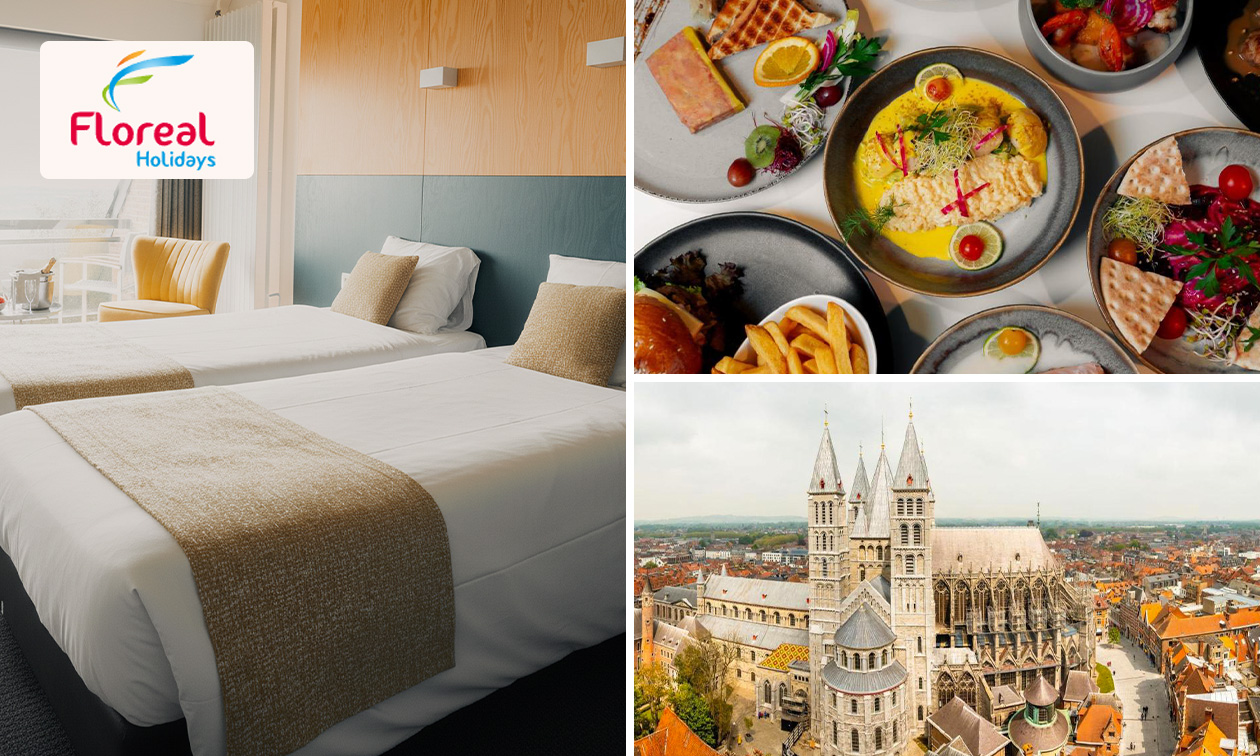 Übernachtung für 2 + Frühstück + Early Check-in + Late Check-out in der Nähe von Tournai