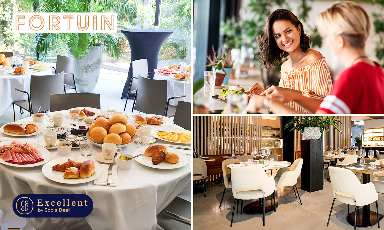 Luxe ontbijtbuffet bij Fortuin
