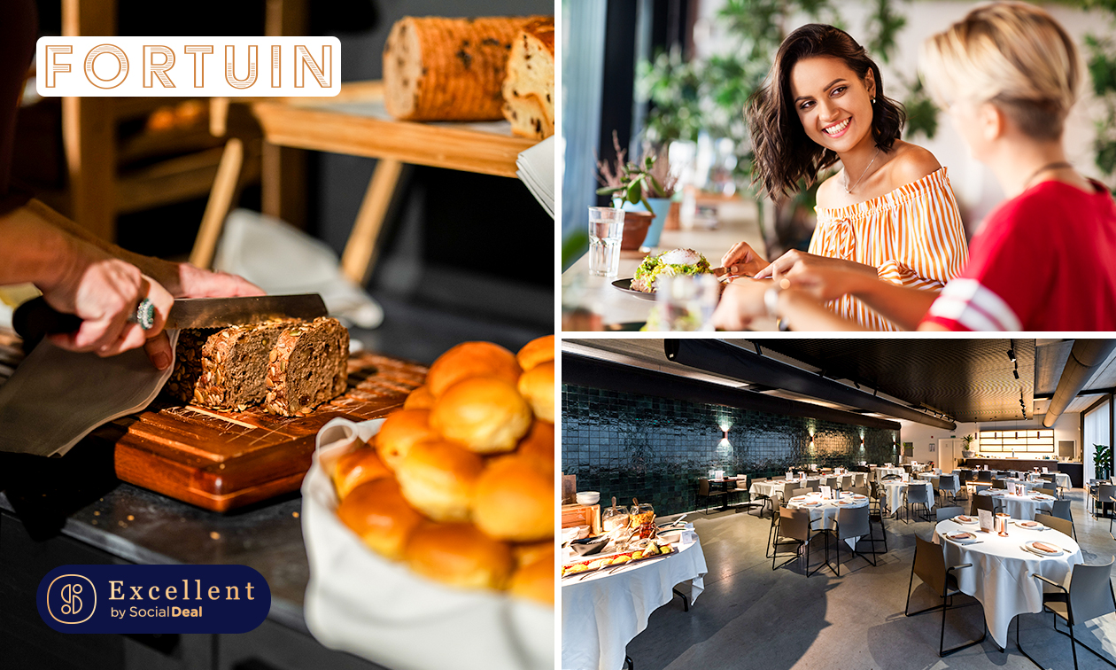 Luxe ontbijtbuffet bij Fortuin