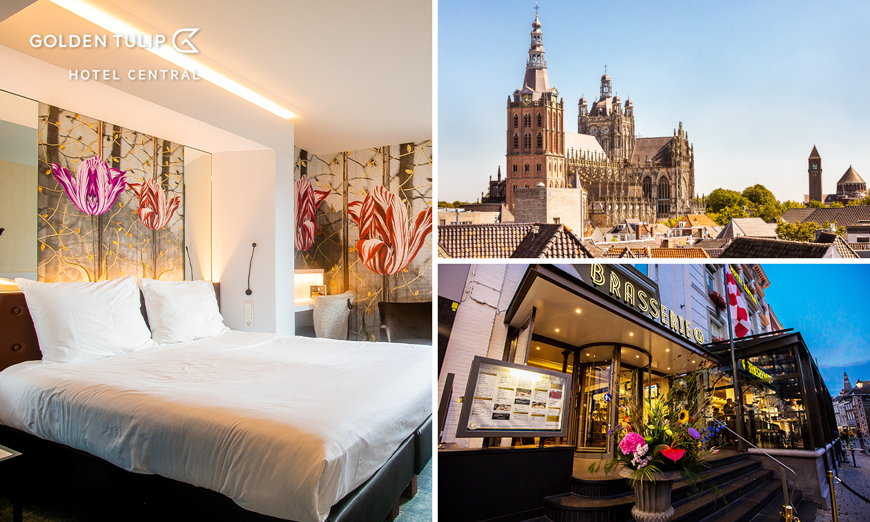 Übernachtung für 2 + Frühstück + Häppchenplatte oder Sekt im Herzen von Den Bosch