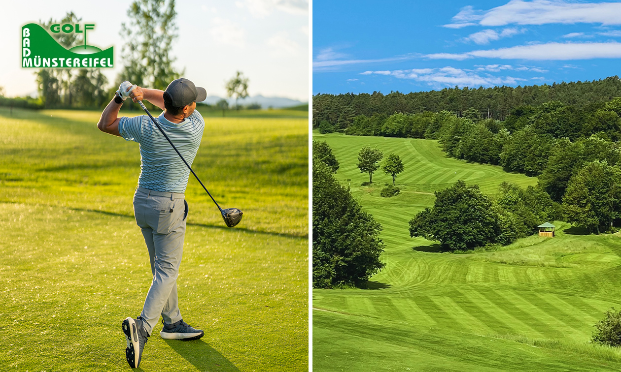 Tagesgreenfee inkl. 18- oder 36-Loch, Platzreifekurs oder Golf-Schnupperkurs + mehr