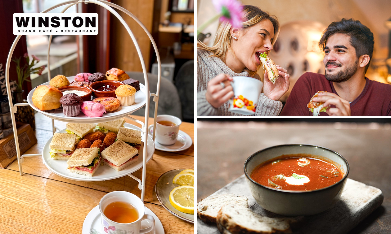 High tea bij Grand Café Winston High tea bij Grand Café Winston