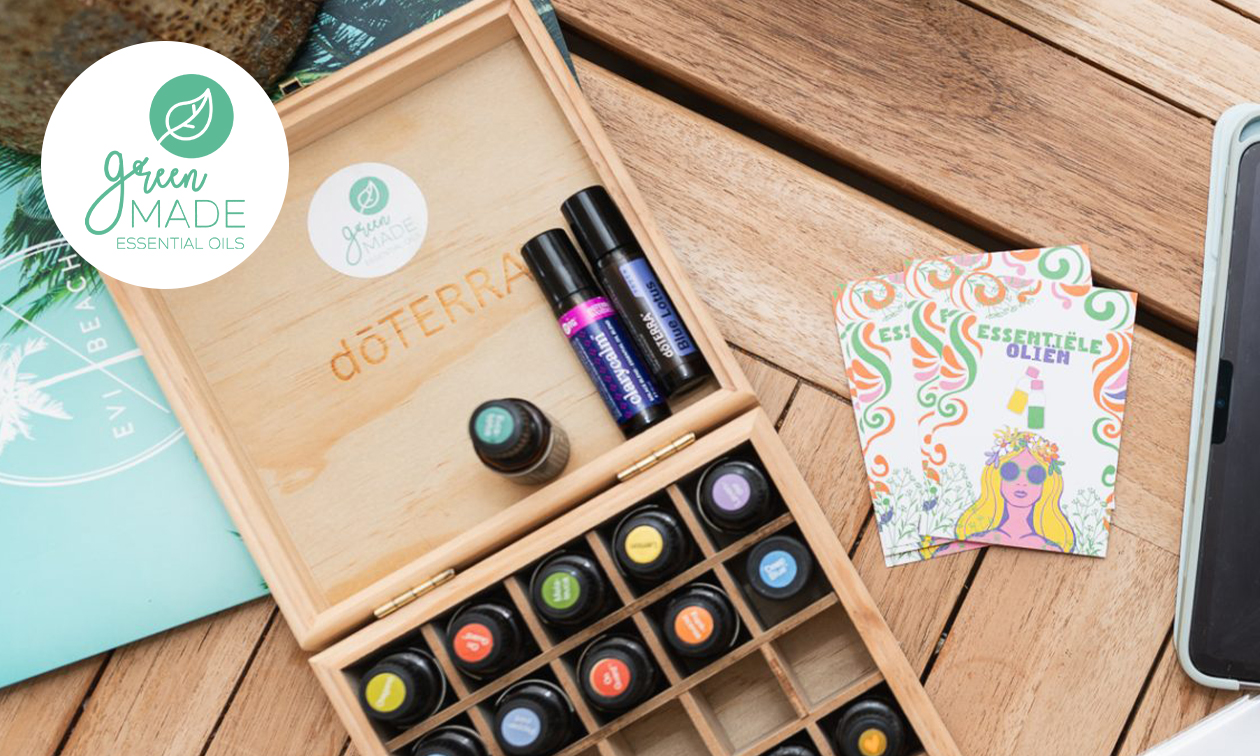 Workshop met essentiële oliën (1,5 uur) + olieroller + evt. persoonlijk advies of spray maken