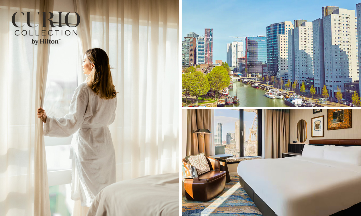 Übernachtung für 2 + Frühstück + mehr im Herzen von Rotterdam