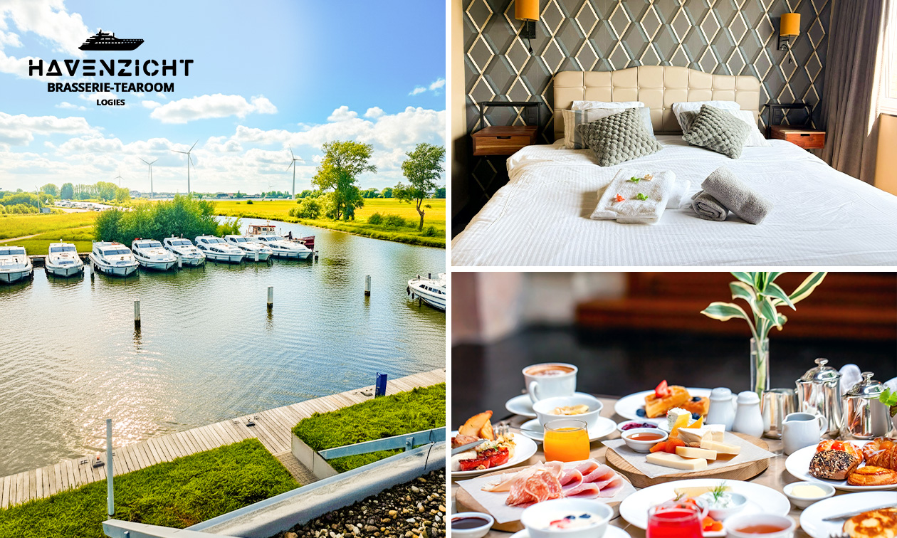 Übernachtung für 2 am Wasser + Frühstück + Late Check-out + opt. Mittagessen