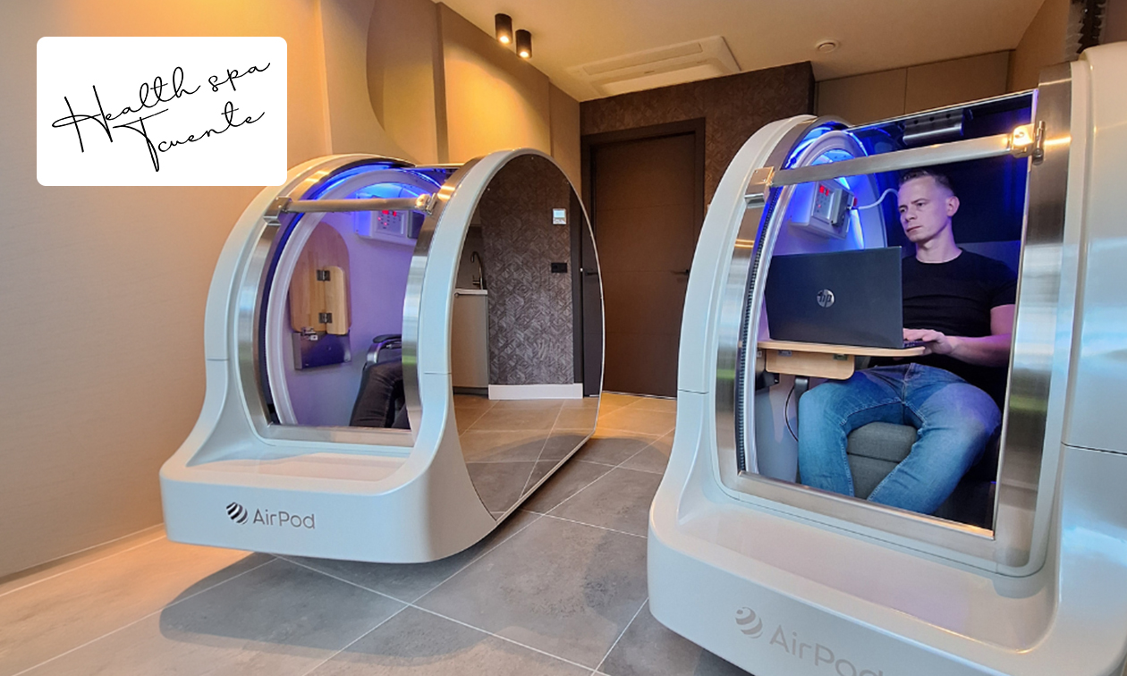 Wellnessbehandeling in zuurstofpod