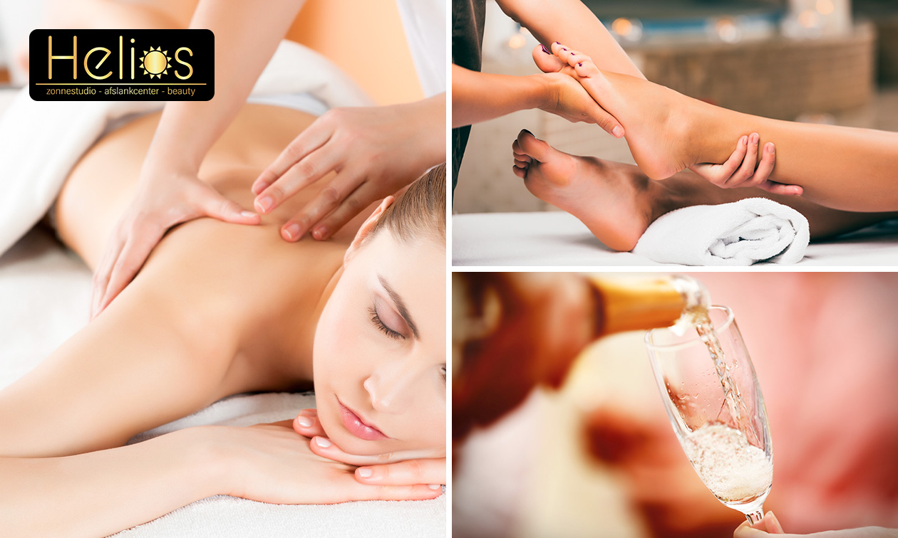 (Duo) luxe wellnessbehandeling + glas cava (70 min)