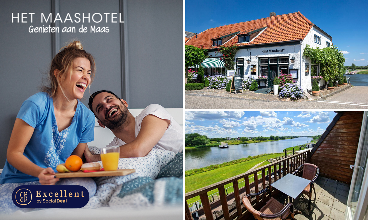 Übernachtung für 2 bis 6 Pers. + opt. Frühstück + Late Check-out + 3-Gänge-Menü an der Maas