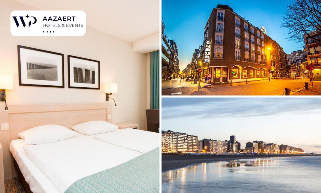 Übernachtung für 2 + Frühstück + Late Check-out in Blankenberge