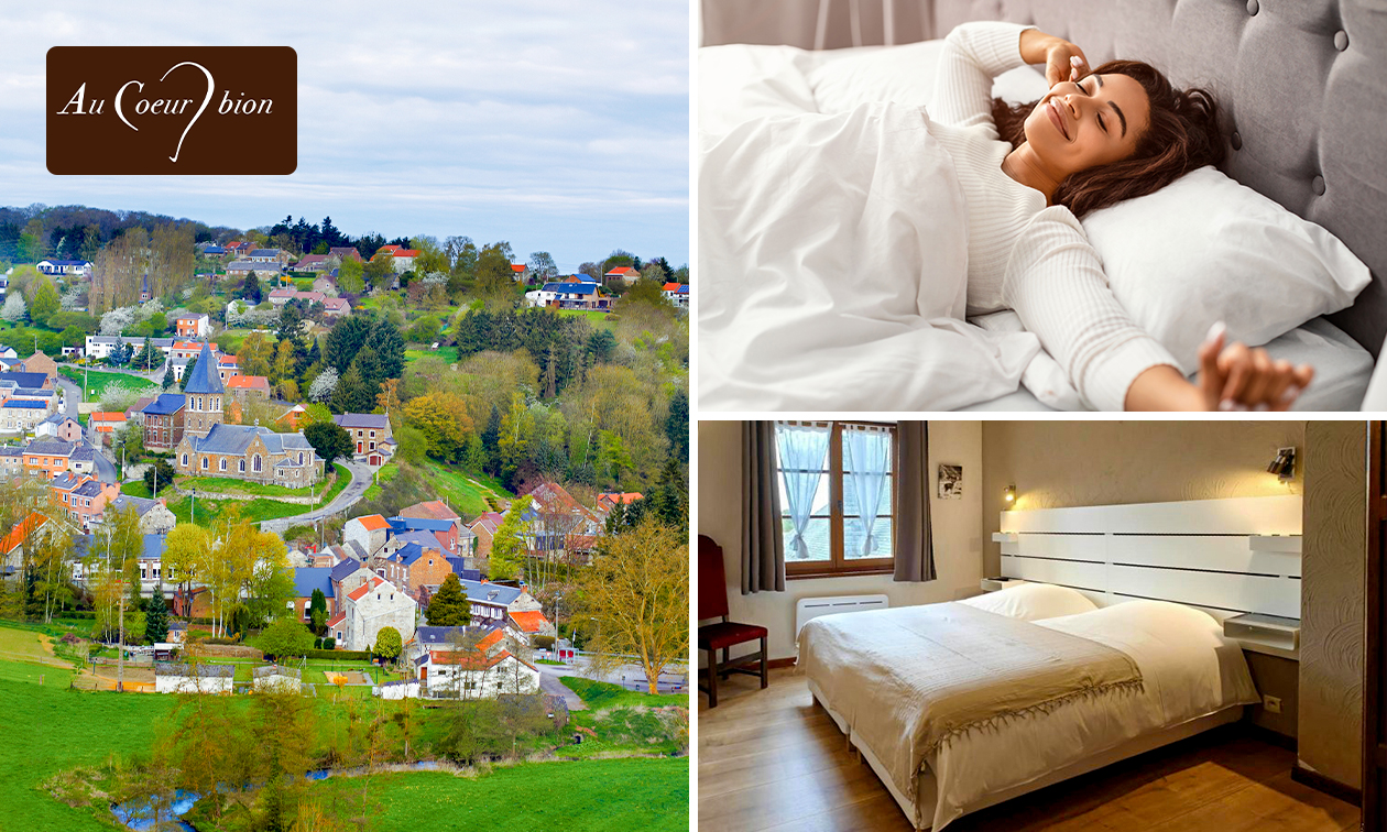 2 Übernachtungen für 2 + Frühstück im Hôtel Au Coeur bion