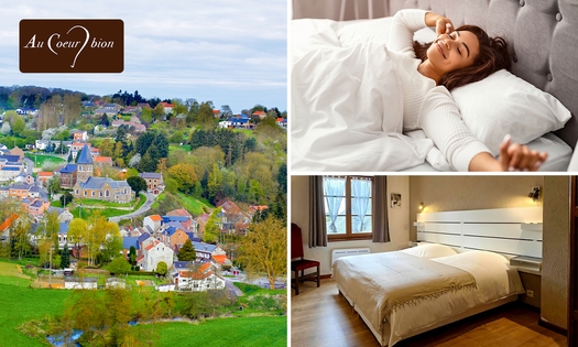 2 Übernachtungen für 2 + Frühstück im Hôtel Au Coeur bion