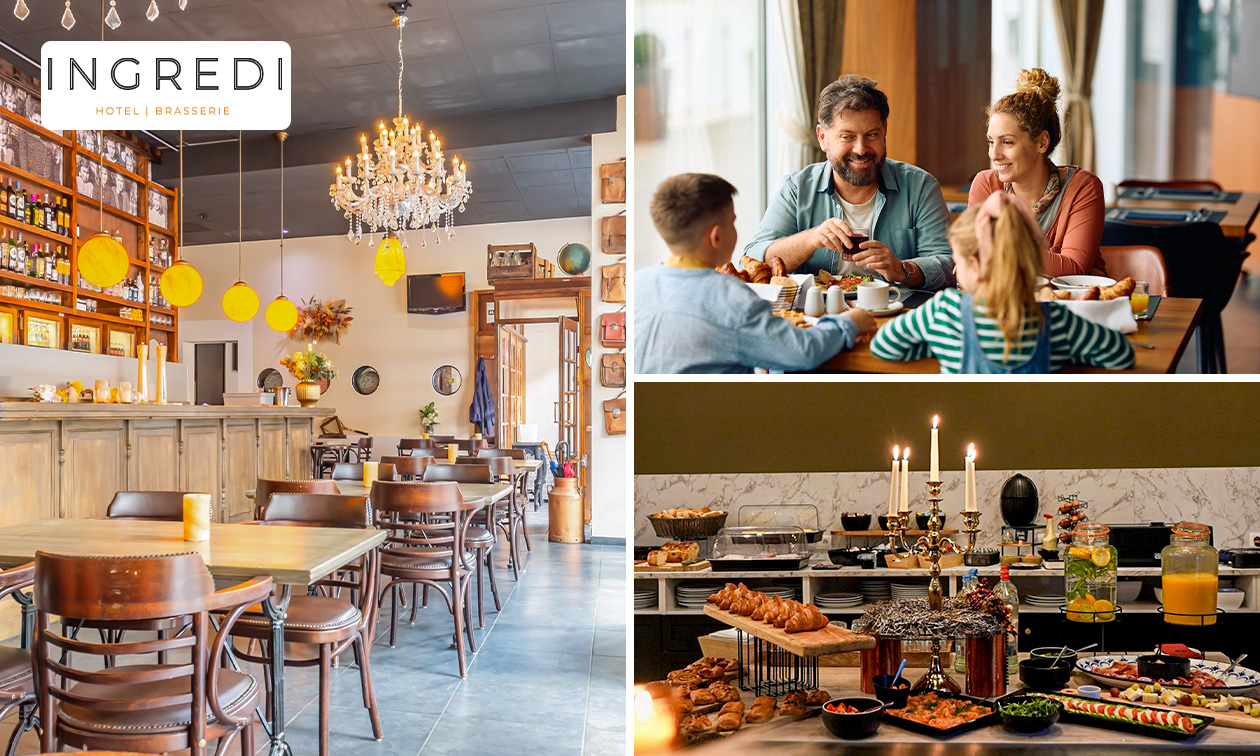 Luxe ontbijtbuffet + glas cava bij Brasserie Ingredi
