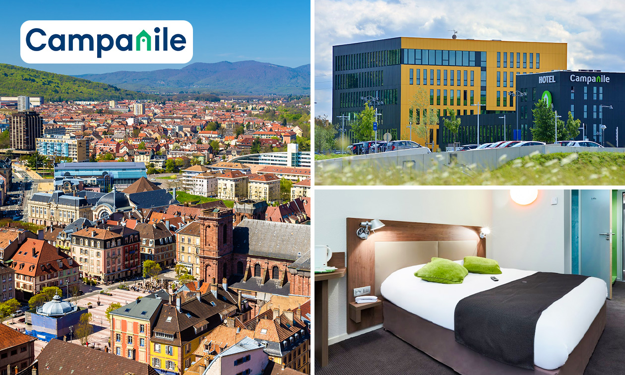 Übernachtung für 2 + Frühstück + Late Check-out im Herzen der Franche-Comté