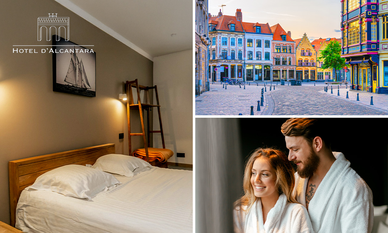 Übernachtung für 1 oder 2 + Willkommensgetränk + Frühstück + mehr im Herzen von Tournai