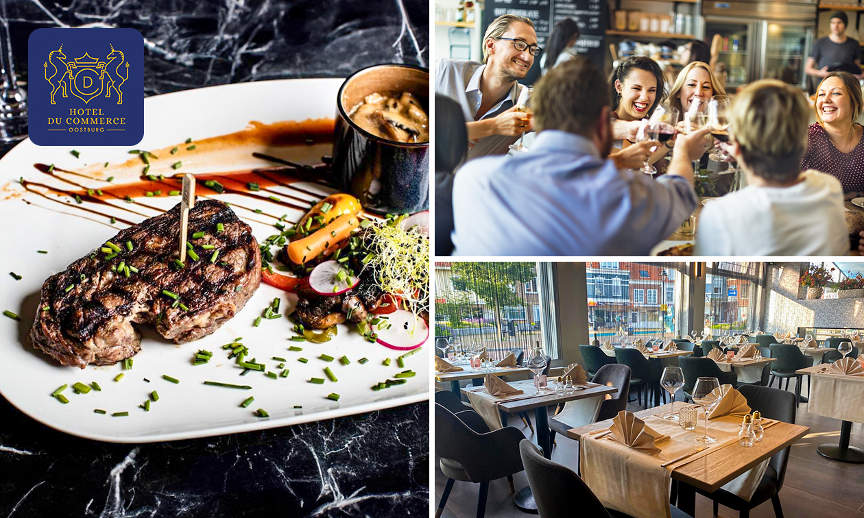 All-You-Can-Eat ontbijt, lunch of diner bij Hotel Du Commerce