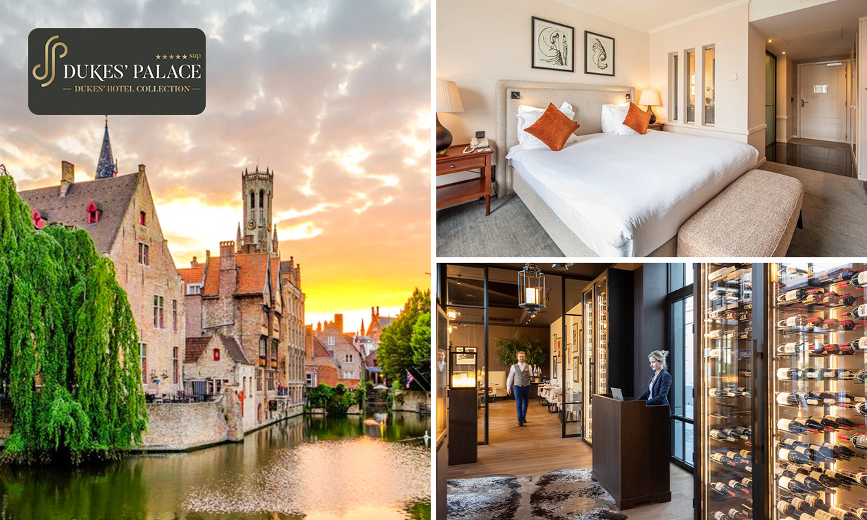 Übernachtung für 2 + Frühstück in einem 5-Sterne-Hotel mitten in Brügge