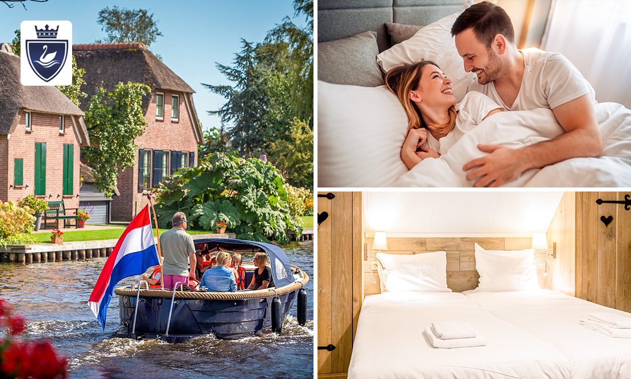 Übernachtung für 2 + Late Check-out in Giethoorn