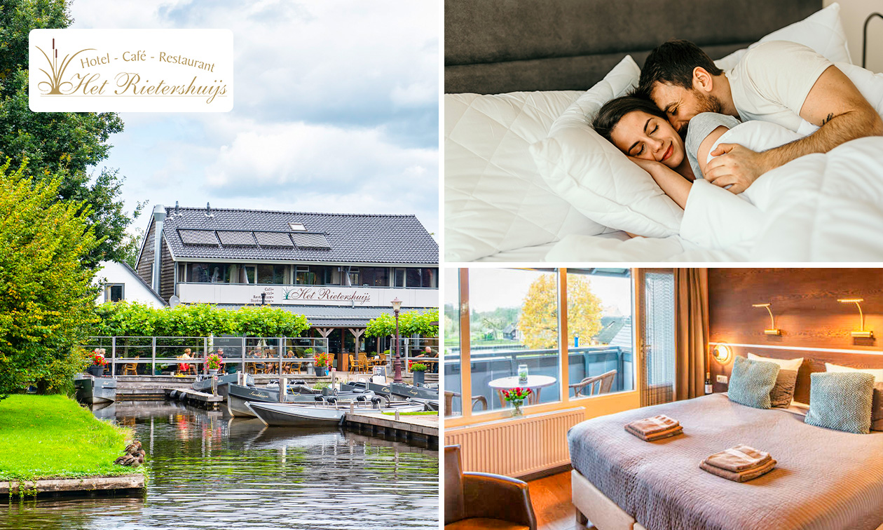 Übernachtung für 2 + Frühstück im Herzen des Nationalparks De Weerribben