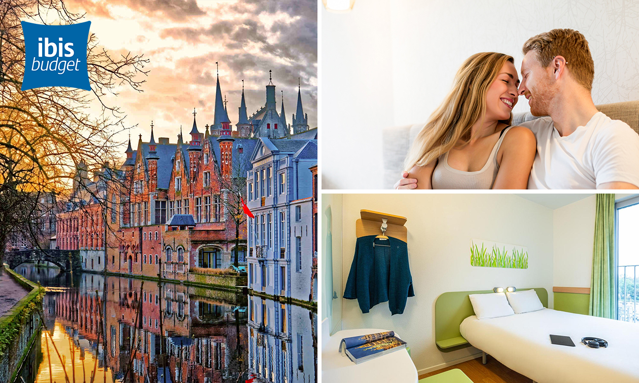 Übernachtung für 2 + Frühstück in Brügge