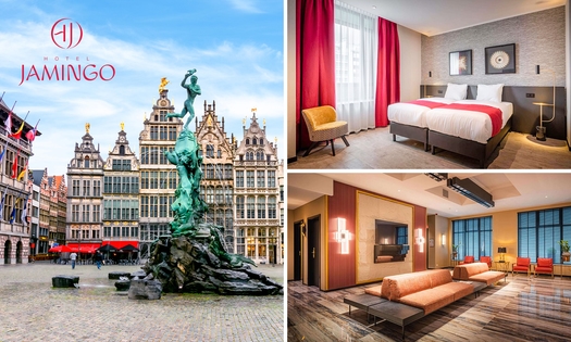 Übernachtung für 2 + Frühstück + Late Check-out ODER Early Check-in + mehr in Antwerpen