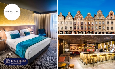 Übernachtung für 2 + Frühstück + Late-Check-out in Arras