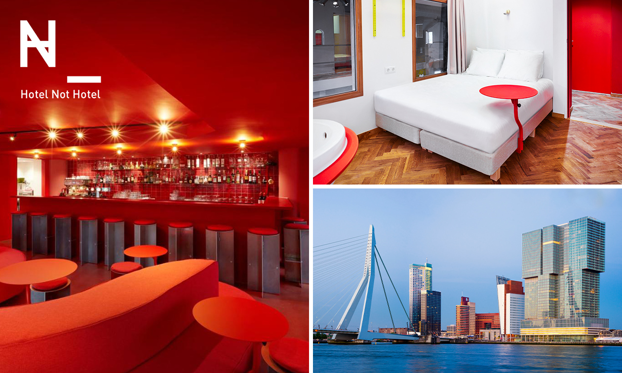 Übernachtung für 2 + Frühstück im Herzen Rotterdams