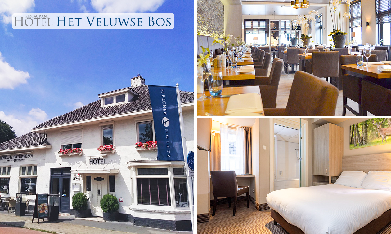 Übernachtung(en) für 2 + Frühstück +  2-Gänge-Menü nach Wahl vom Fletcher-Menü