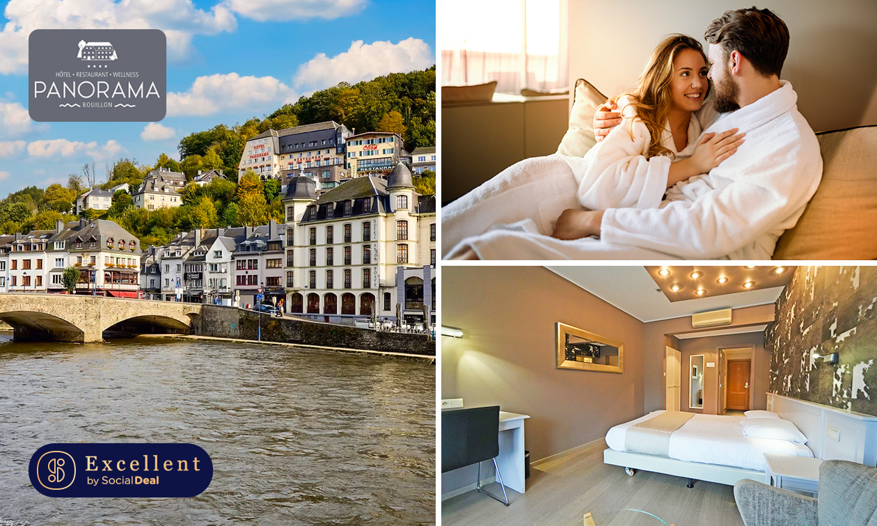 Übernachtung für 2 + Frühstück + Late Check-out in Bouillon in den Ardennen