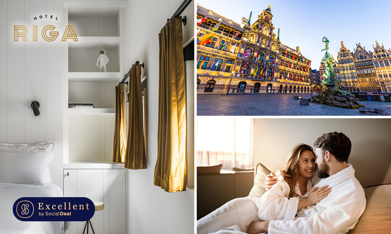 Übernachtung für 2 + Frühstück + Late Check-out in Antwerpen