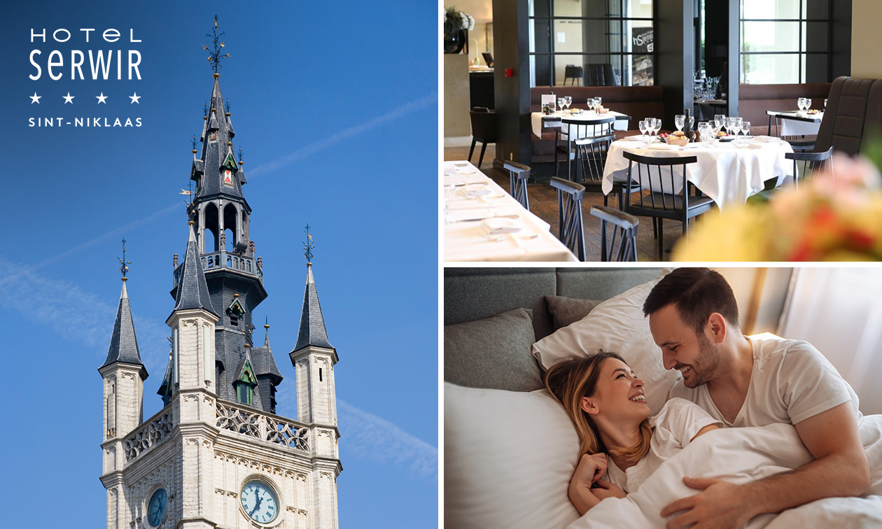 Luxuriöse Übernachtung für 2 + Frühstück in Sint-Niklaas