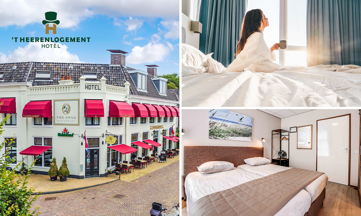 Übernachtung für 2 + Frühstück + Late Check-out im Herzen von Harlingen