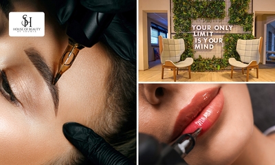 Permanent Make-Up Augenbrauen oder Lippen