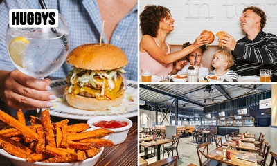 Menu burger en 2 ou 3 services au HUGGYS d'Awans