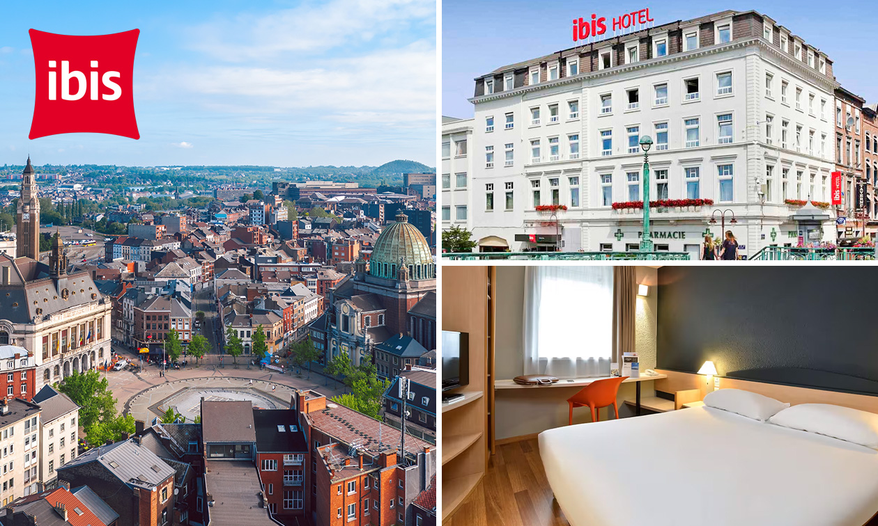 Übernachtung(en) für 2 + Frühstück + Willkommensgetränk in Charleroi